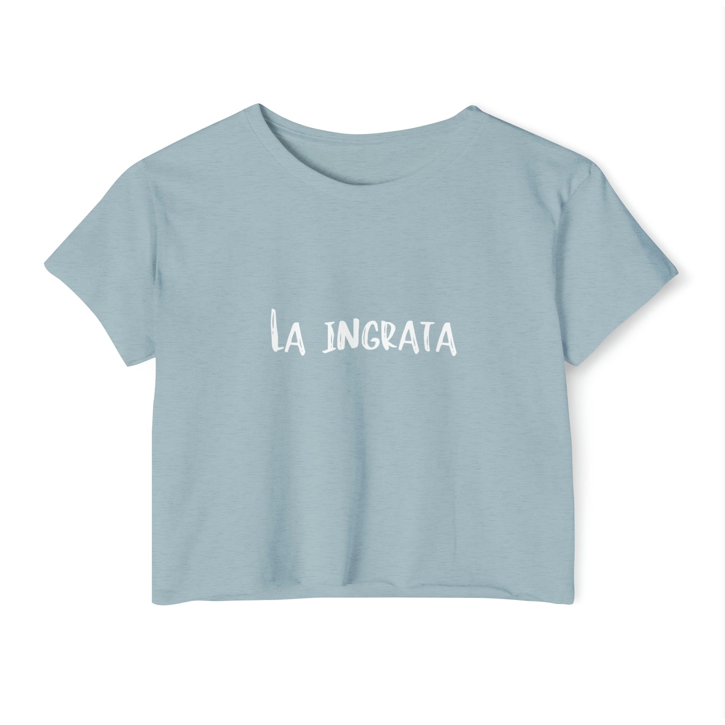 Festival Shirt: Women's La Ingrata Festival Crop Top, Music Shirt, Spanish Shirt, Spanglish Shirt, Camiseta para Mujer, Top para Mujer