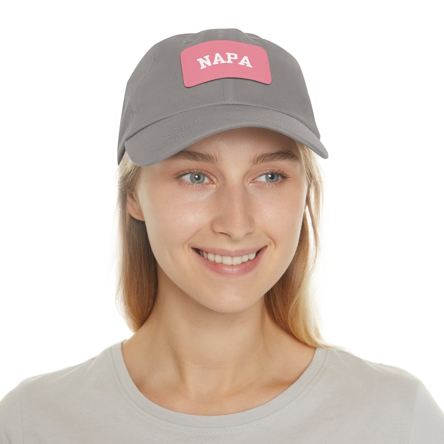 Napa Hat with Leather Patch (Rectangle)