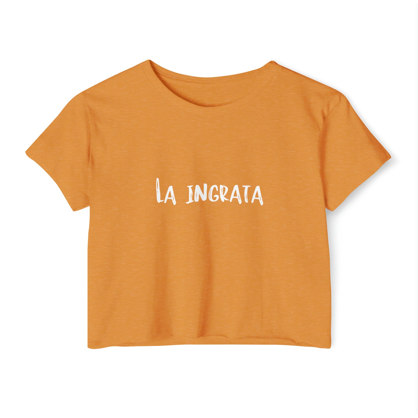 Festival Shirt: Women's La Ingrata Festival Crop Top, Music Shirt, Spanish Shirt, Spanglish Shirt, Camiseta para Mujer, Top para Mujer