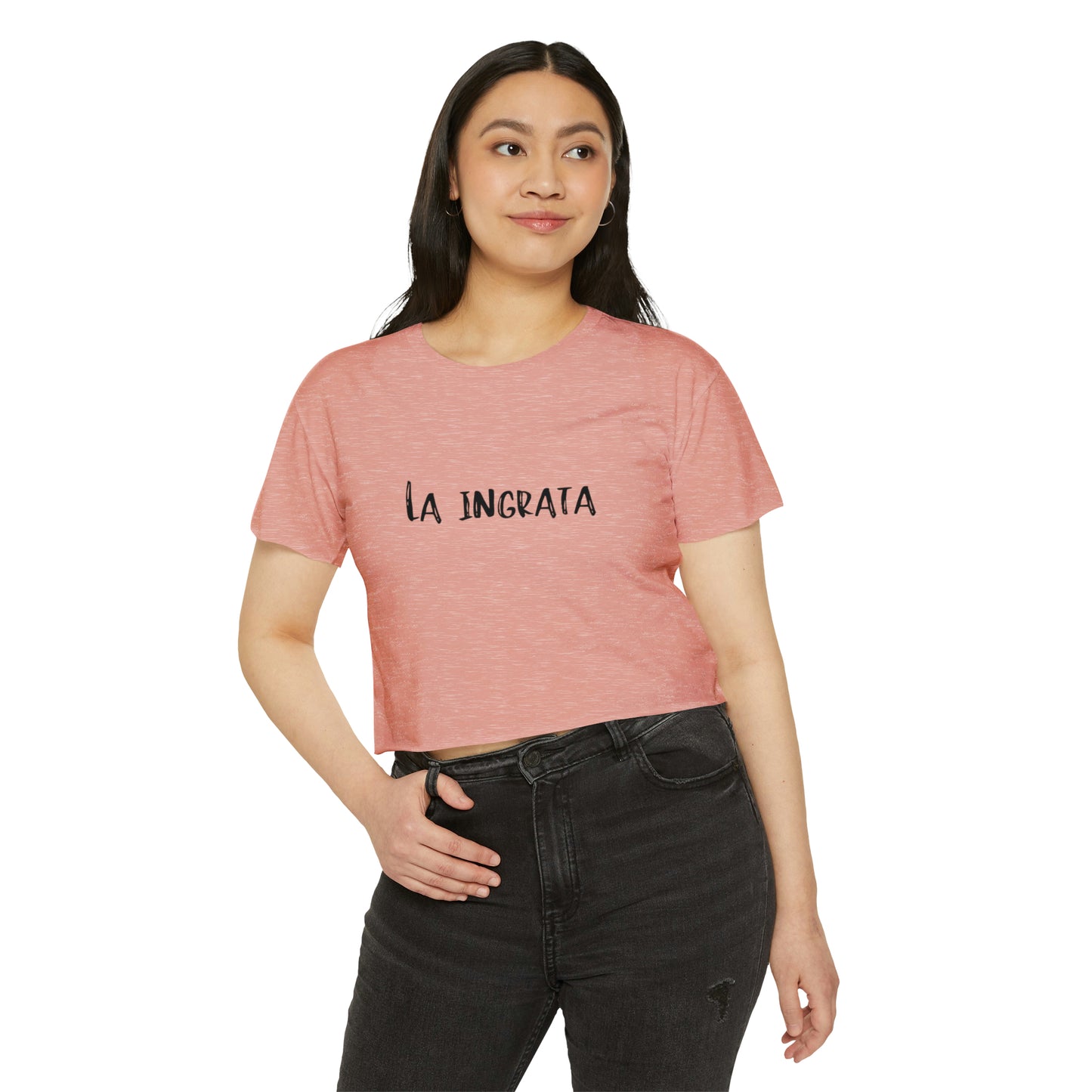 Festival Shirt: Women's La Ingrata Festival Crop Top, Music Shirt, Spanish Shirt, Spanglish Shirt, Camiseta para Mujer, Top para Mujer