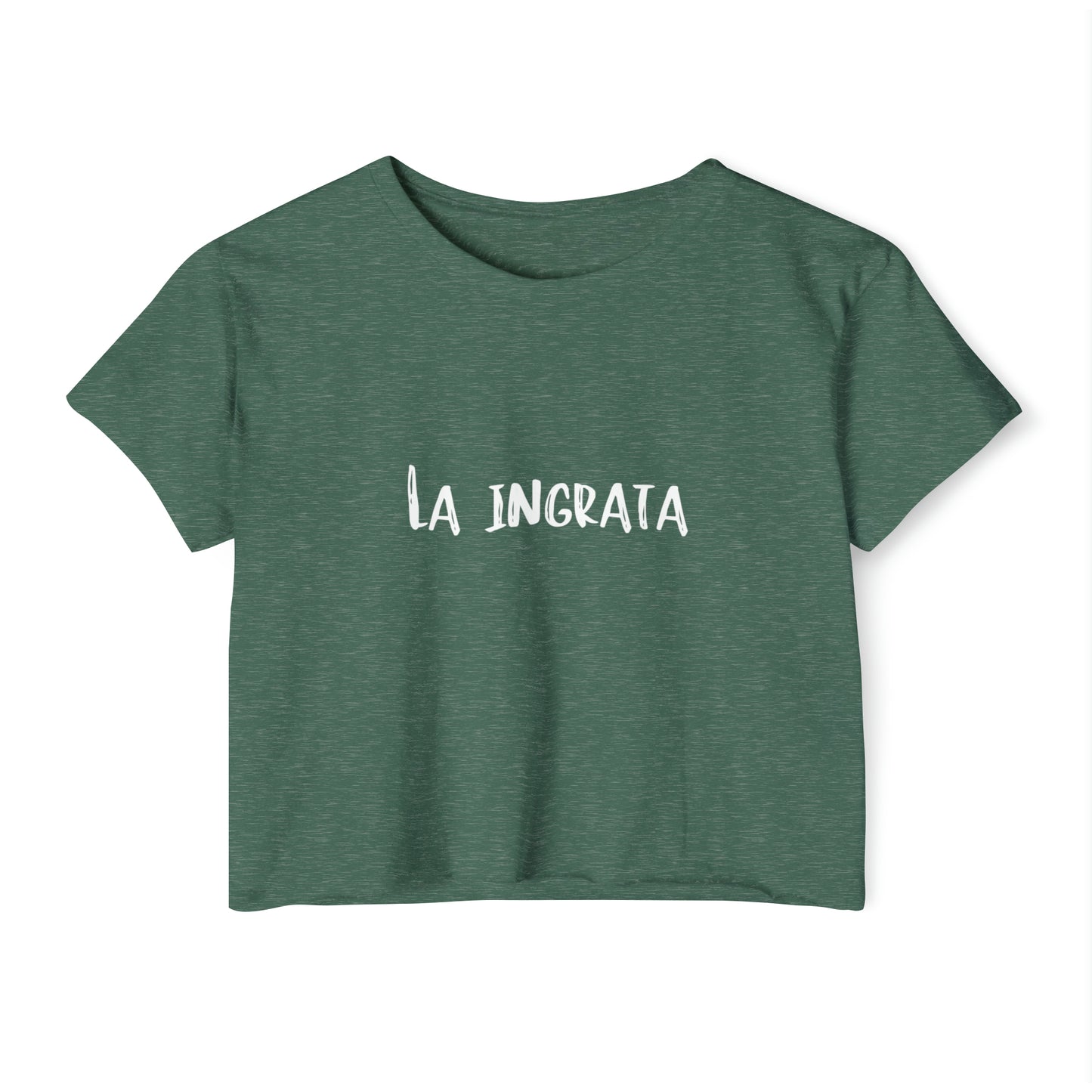 Festival Shirt: Women's La Ingrata Festival Crop Top, Music Shirt, Spanish Shirt, Spanglish Shirt, Camiseta para Mujer, Top para Mujer