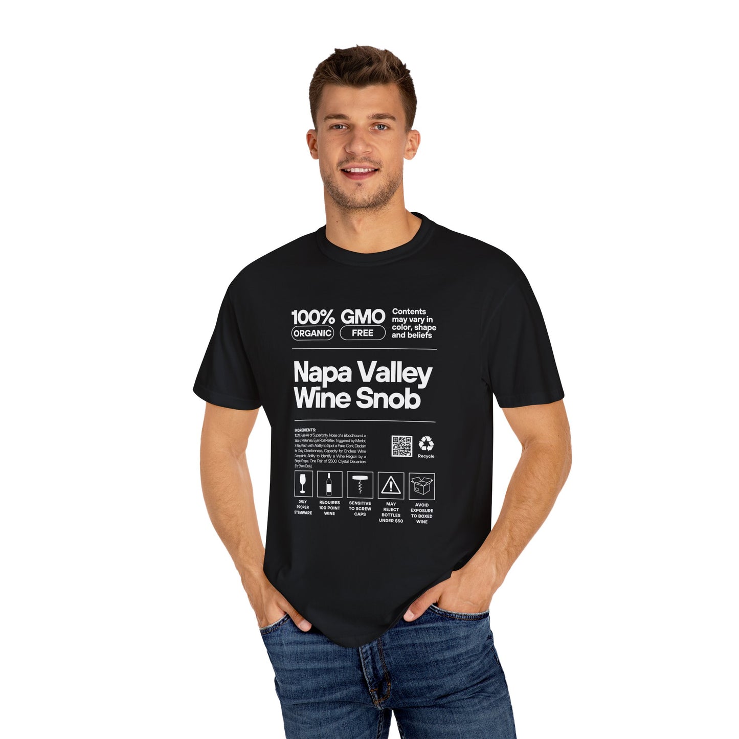 The Comfortably Sarcastic "Wine Snob" Comfort Colors® Premium Tee