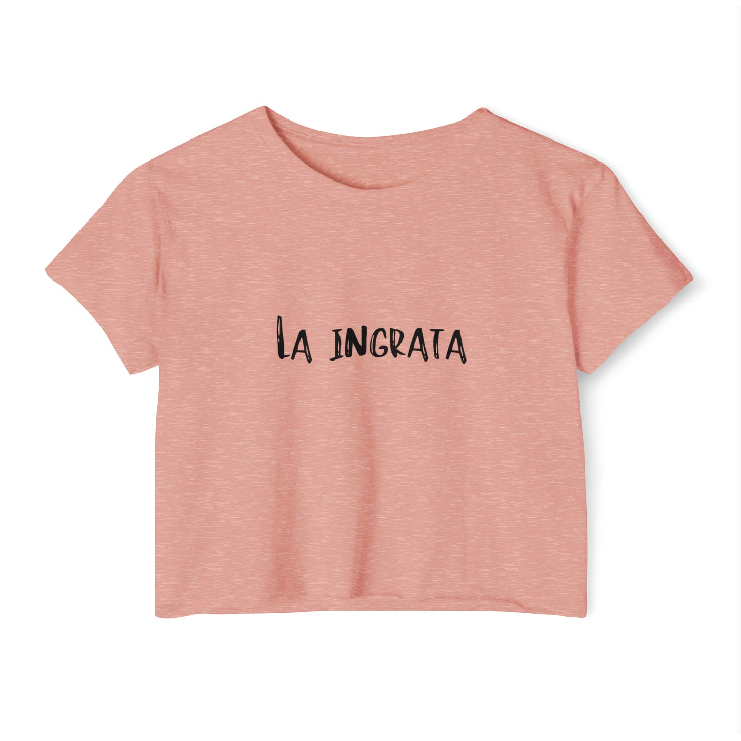 Festival Shirt: Women's La Ingrata Festival Crop Top, Music Shirt, Spanish Shirt, Spanglish Shirt, Camiseta para Mujer, Top para Mujer
