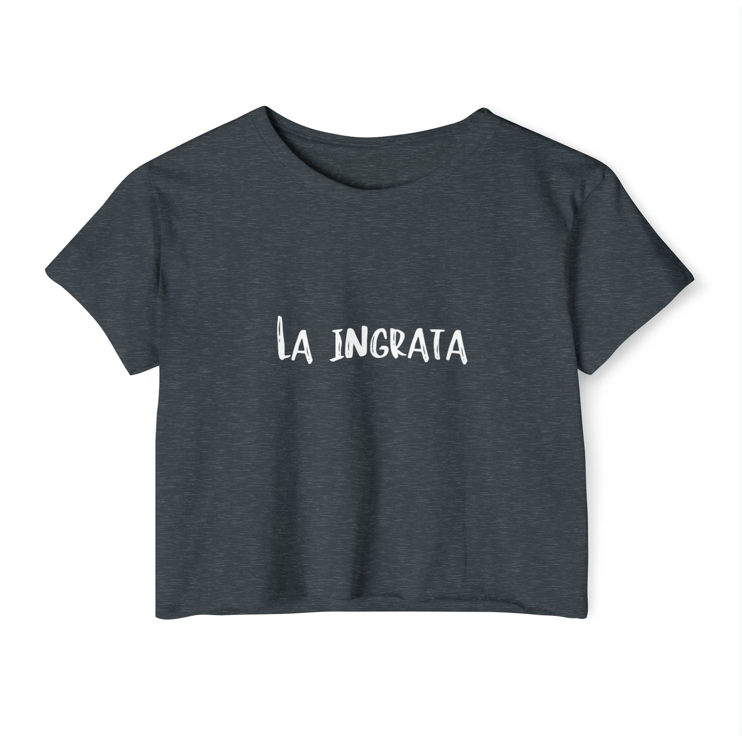Festival Shirt: Women's La Ingrata Festival Crop Top, Music Shirt, Spanish Shirt, Spanglish Shirt, Camiseta para Mujer, Top para Mujer