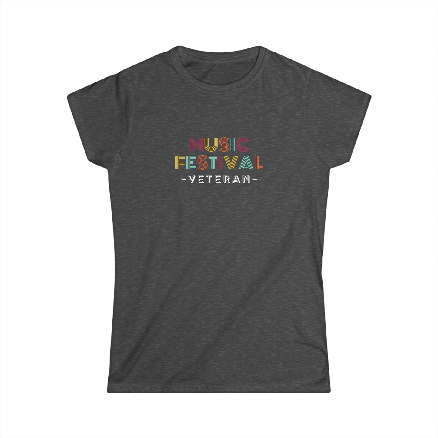 Festival Shirt: Women's Music Festival Veteran Tee, Music Shirt, Concert Shirt, Festival Tee,