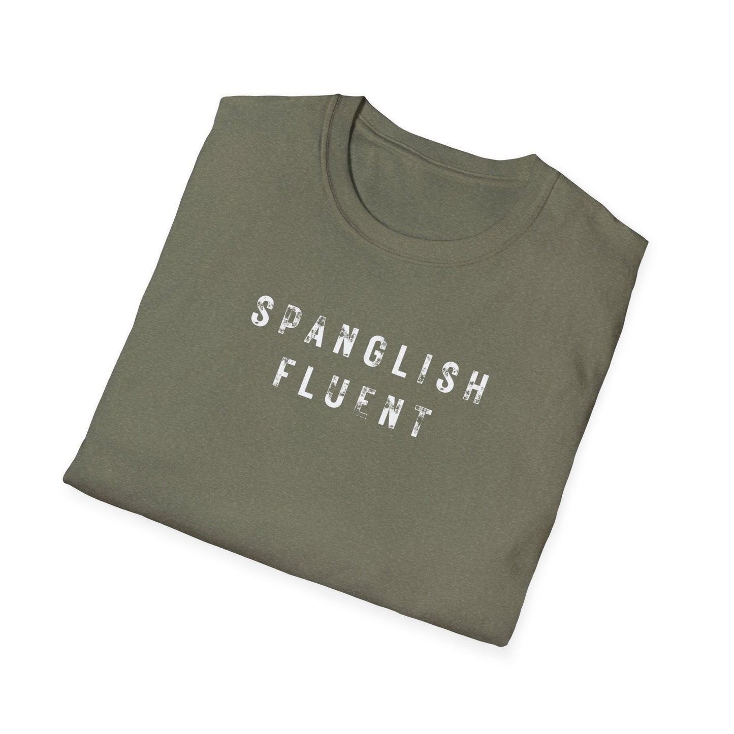Spanglish Fluent T-Shirt, Spanglish Shirt, Spanish Shirt, Camiseta para Hombre