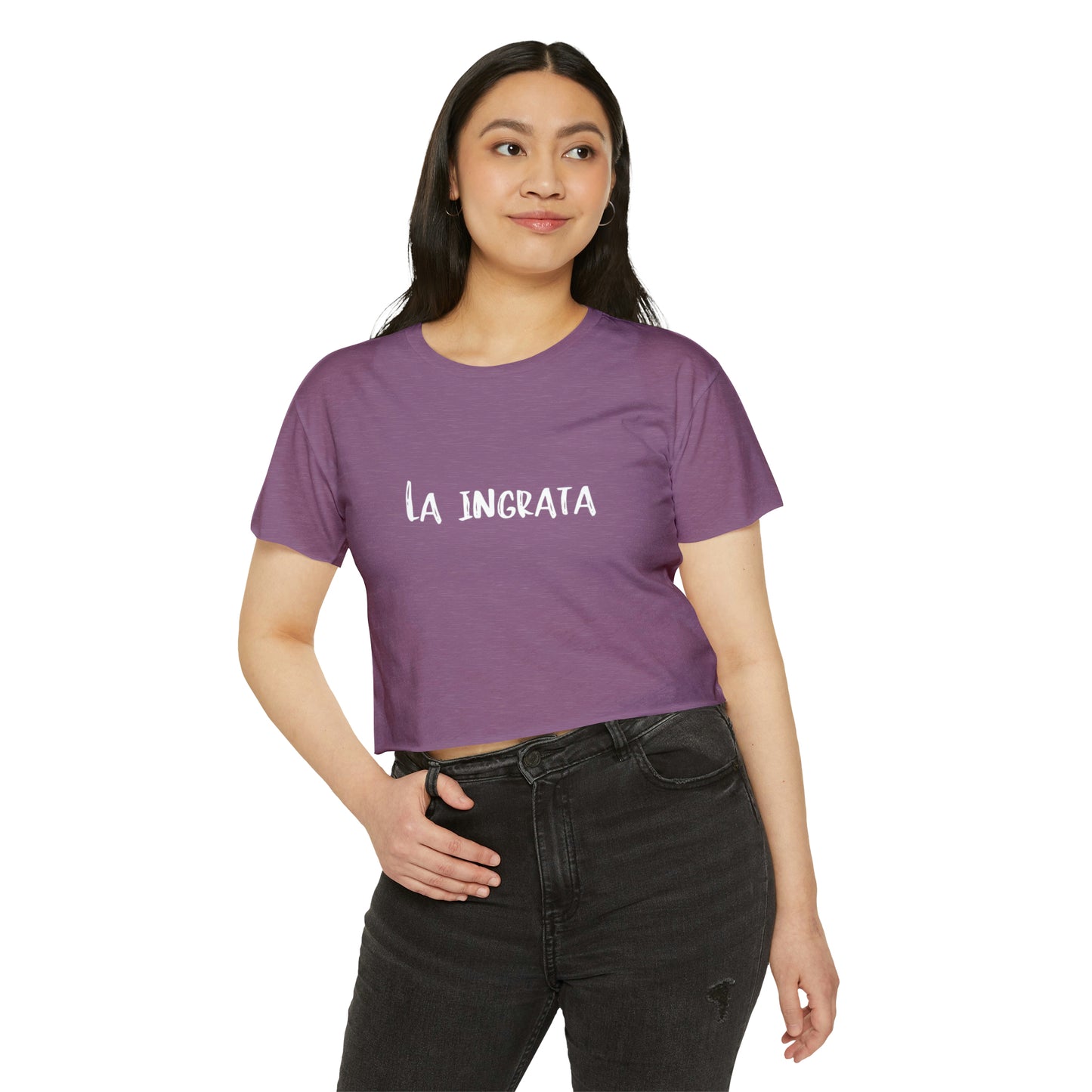 Festival Shirt: Women's La Ingrata Festival Crop Top, Music Shirt, Spanish Shirt, Spanglish Shirt, Camiseta para Mujer, Top para Mujer