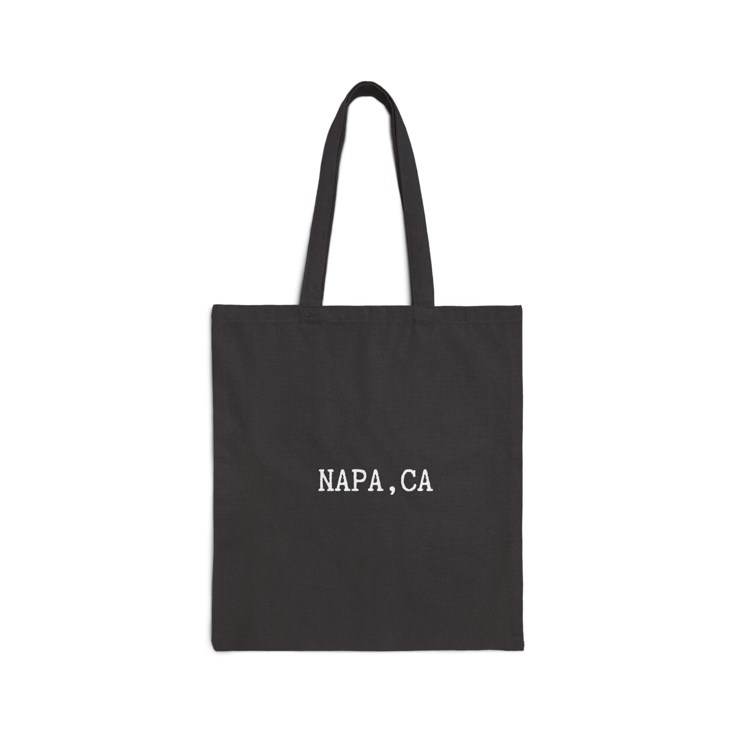 Napa, CA Wine Crusher Cotton Canvas Tote Bag - Stylish & Eco-Friendly Carryall