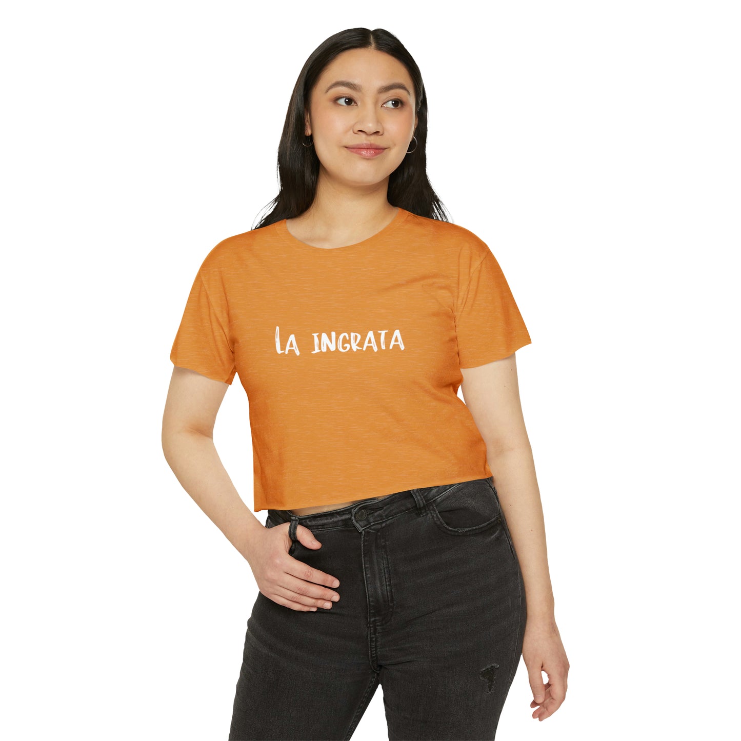Festival Shirt: Women's La Ingrata Festival Crop Top, Music Shirt, Spanish Shirt, Spanglish Shirt, Camiseta para Mujer, Top para Mujer
