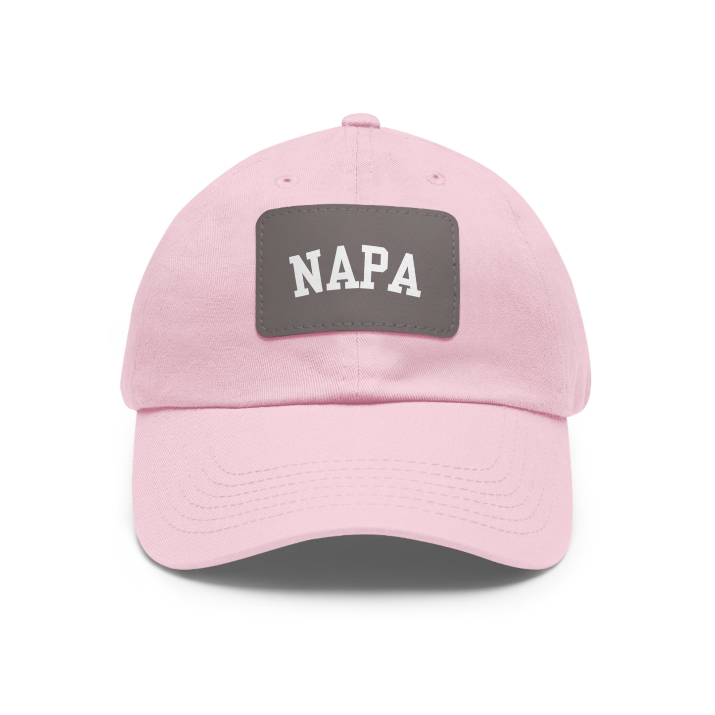 Napa Hat with Leather Patch (Rectangle)