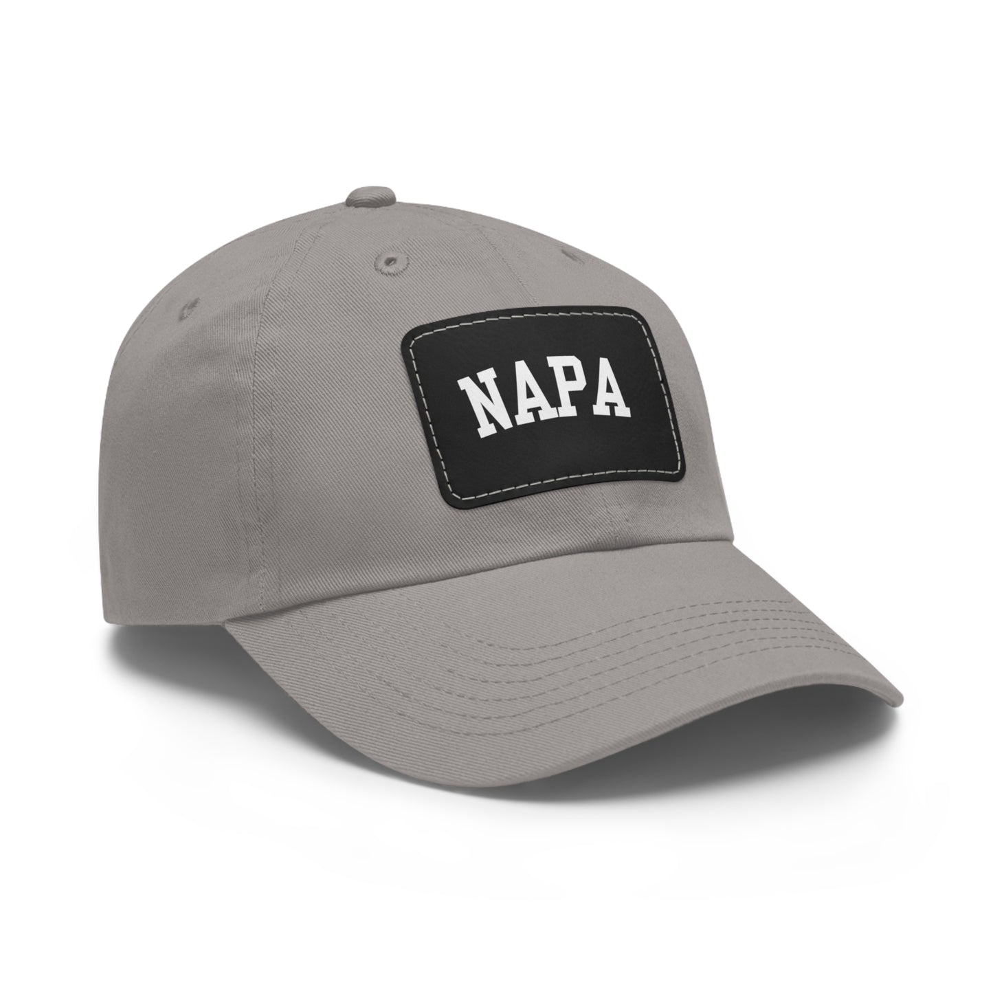 Napa Hat with Leather Patch (Rectangle)