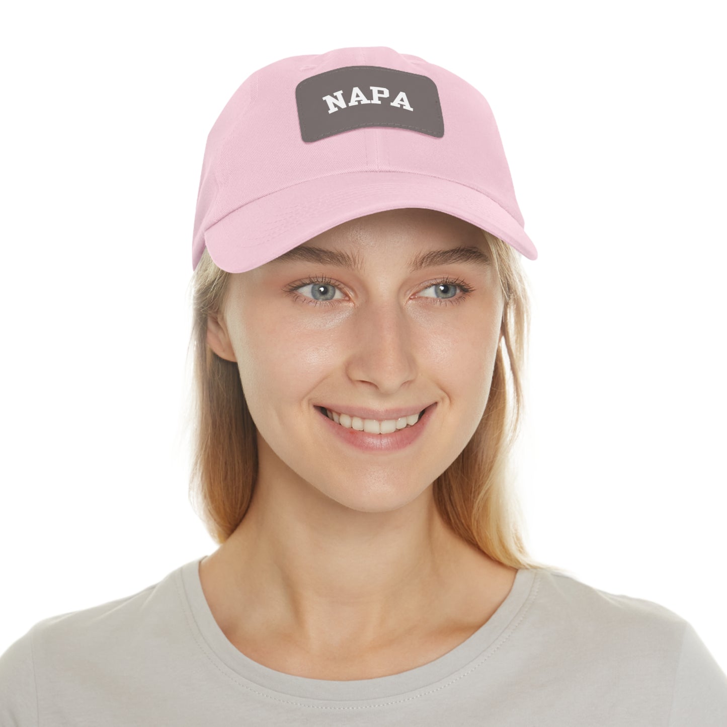 Napa Hat with Leather Patch (Rectangle)