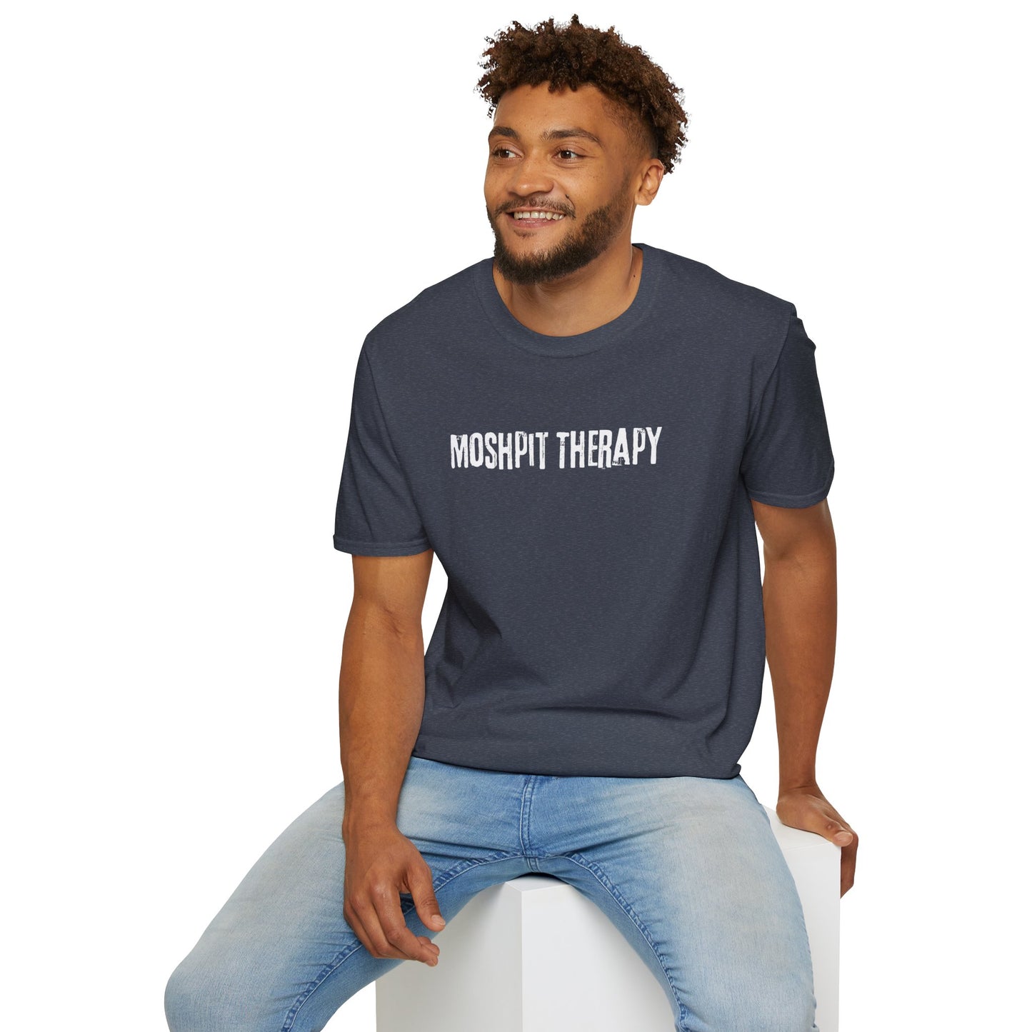 Men's Festival Tee: Moshpit Therapy - Concert Tee, Music Tee
