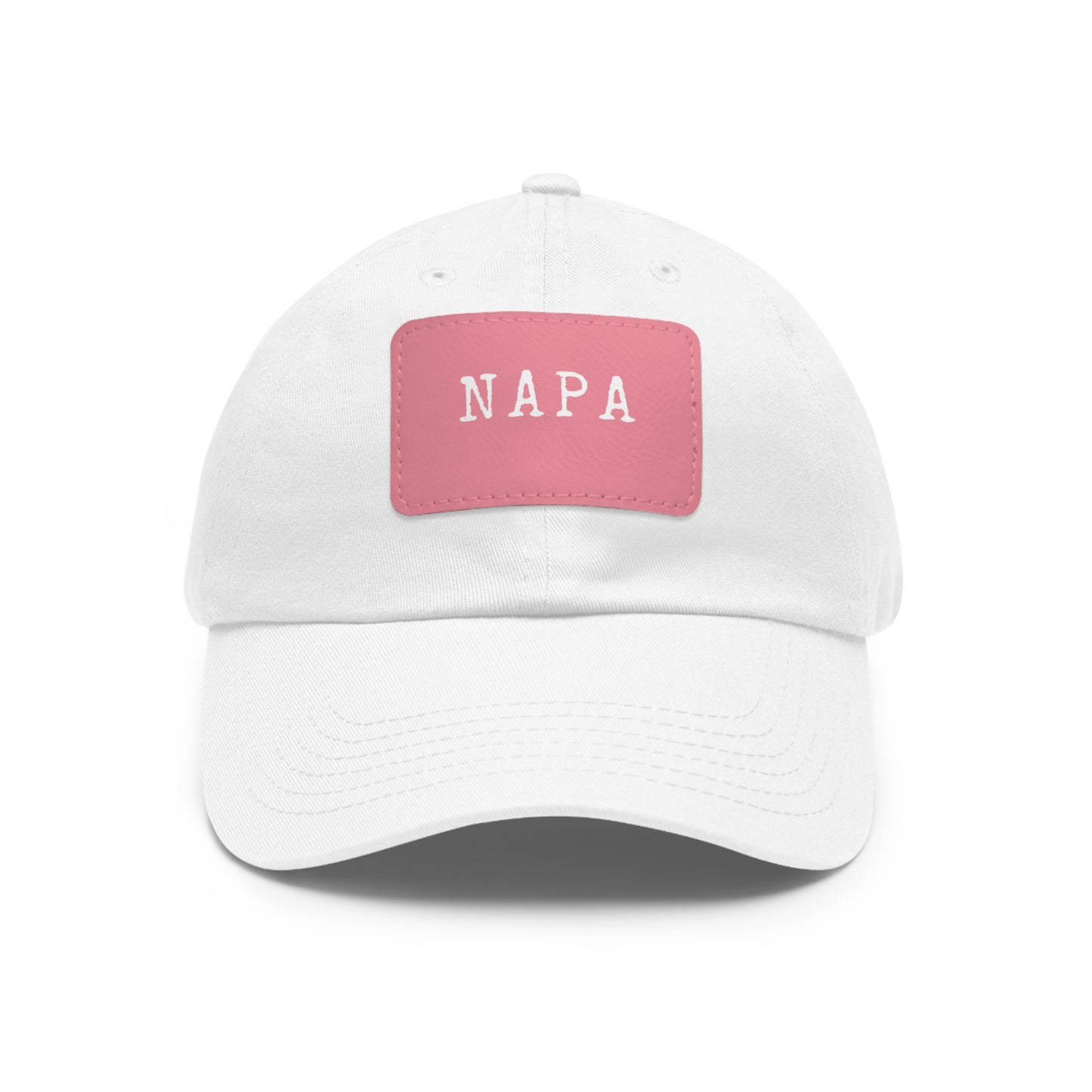 Napa Hat with Leather Patch (Rectangle)