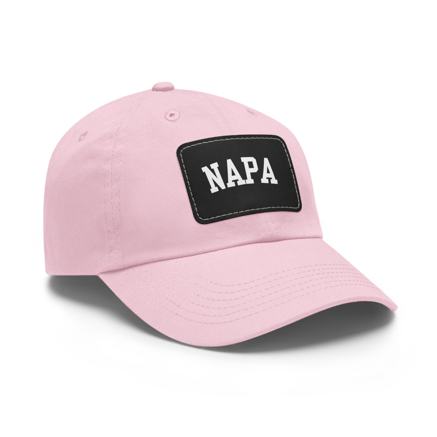Napa Hat with Leather Patch (Rectangle)