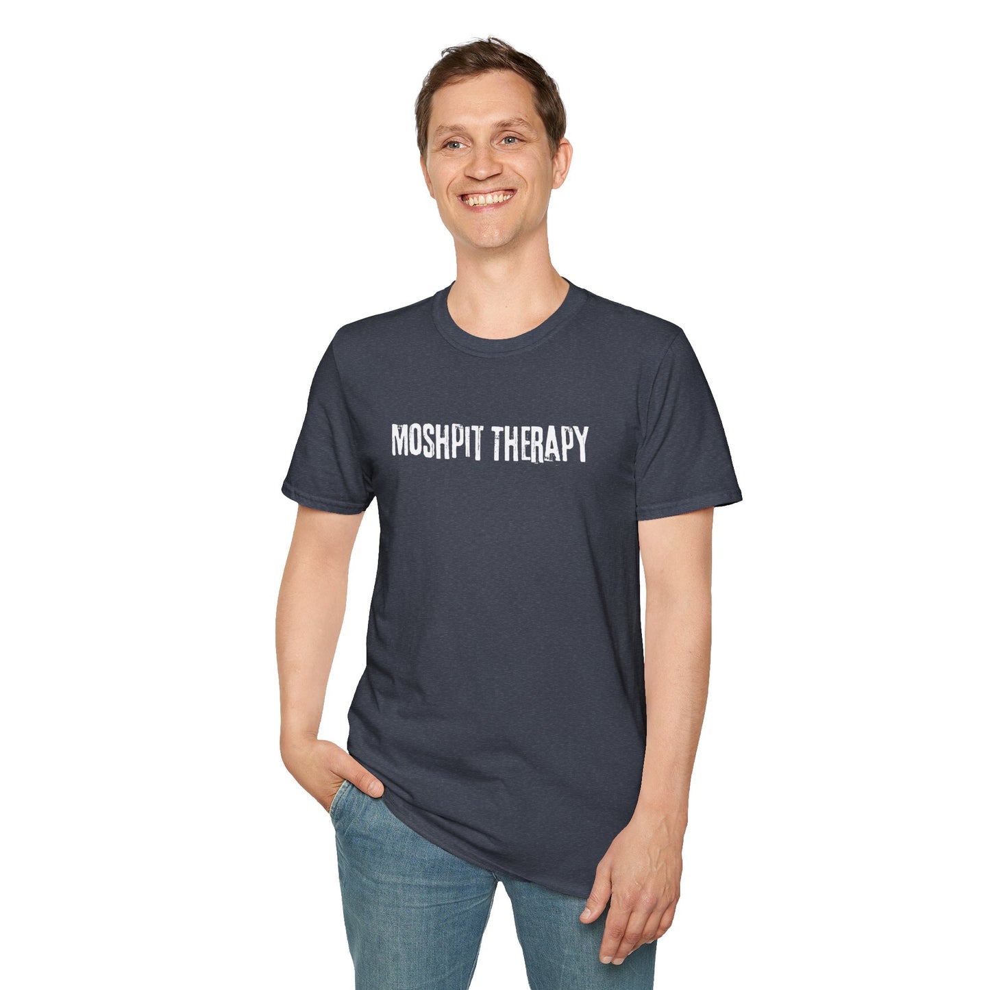 Men's Festival Tee: Moshpit Therapy - Concert Tee, Music Tee