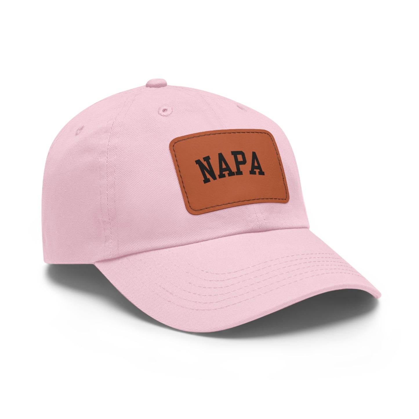 Napa Hat with Leather Patch (Rectangle)