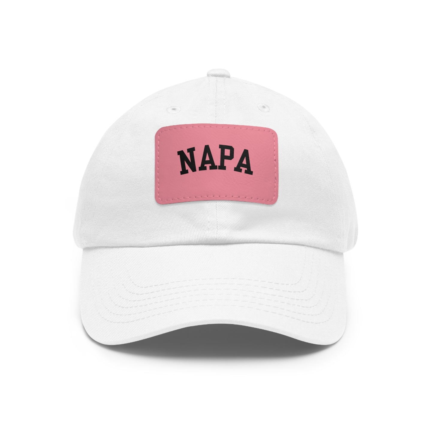 Napa Hat with Leather Patch (Rectangle)