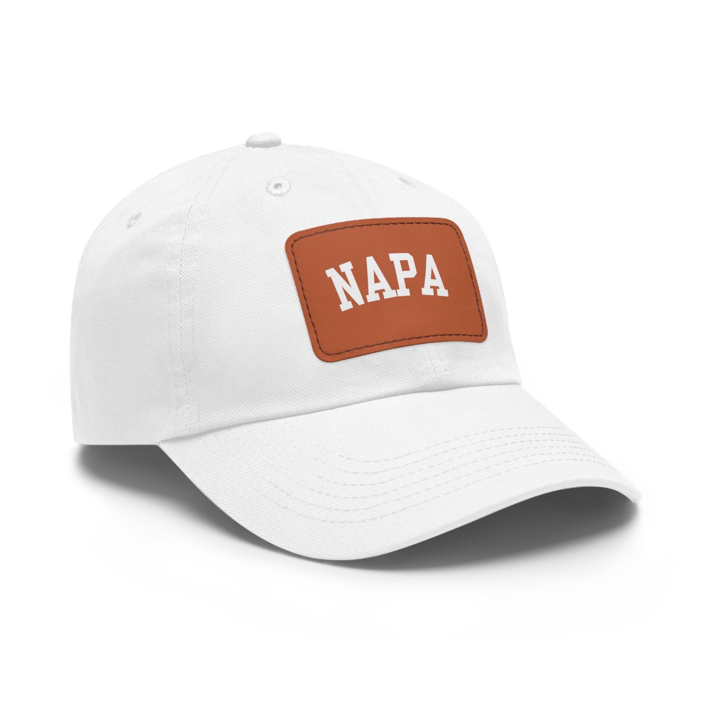 Napa Hat with Leather Patch (Rectangle)