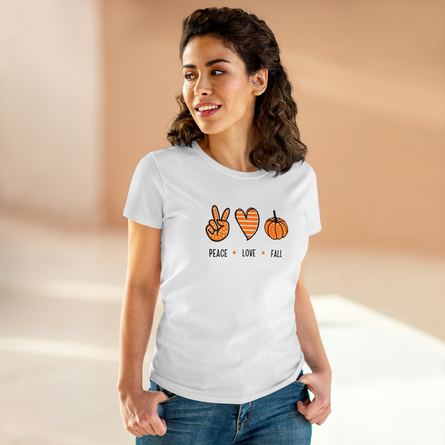 Women's Peace Love Fall Tee