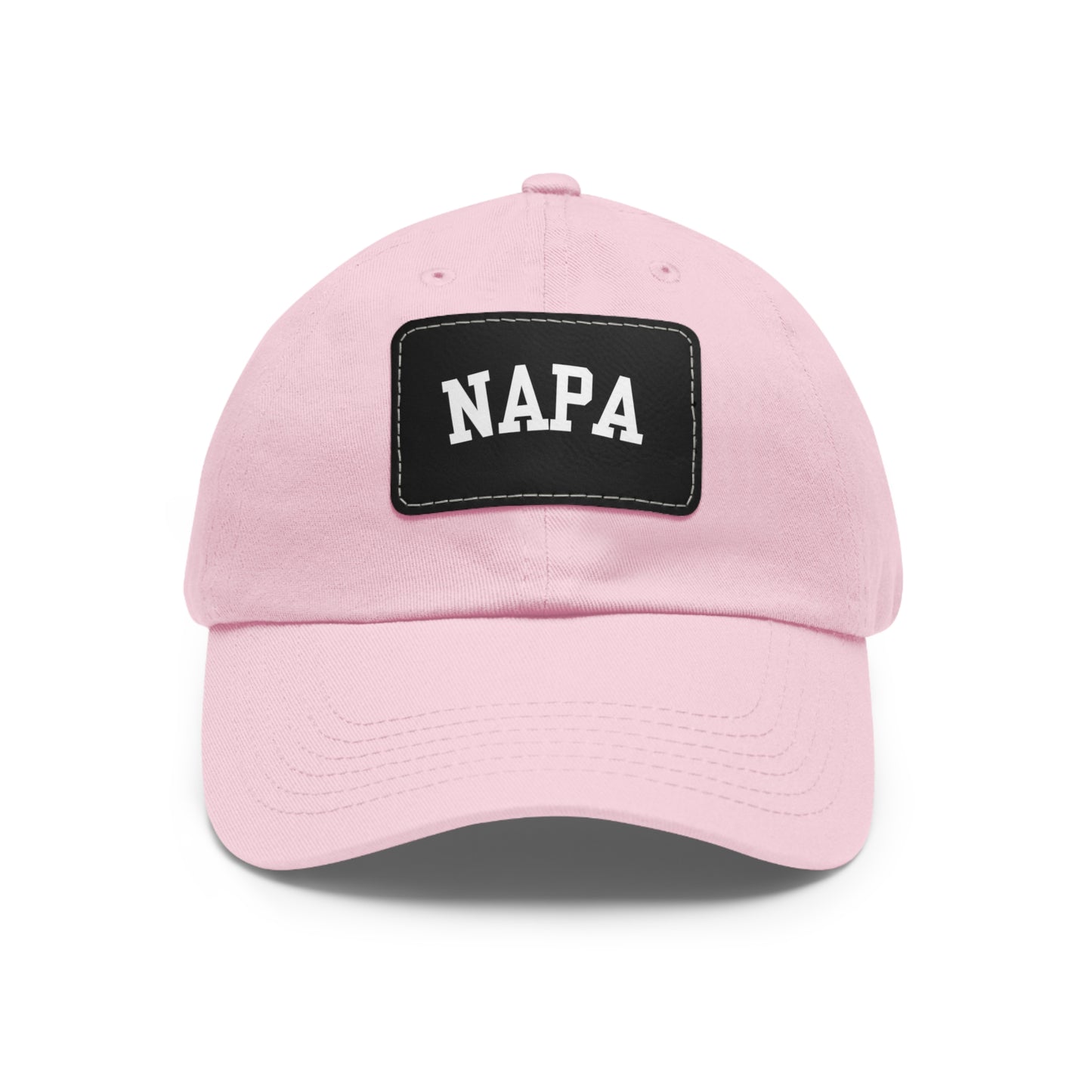 Napa Hat with Leather Patch (Rectangle)