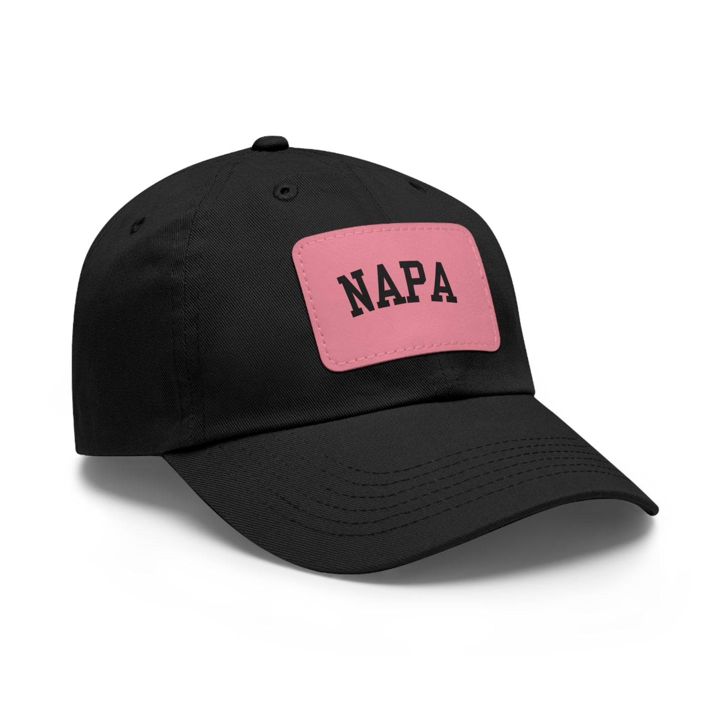 Napa Hat with Leather Patch (Rectangle)