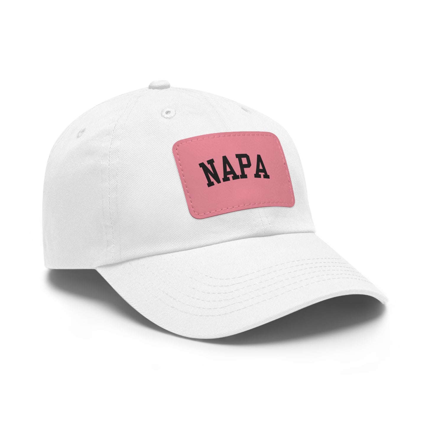 Napa Hat with Leather Patch (Rectangle)