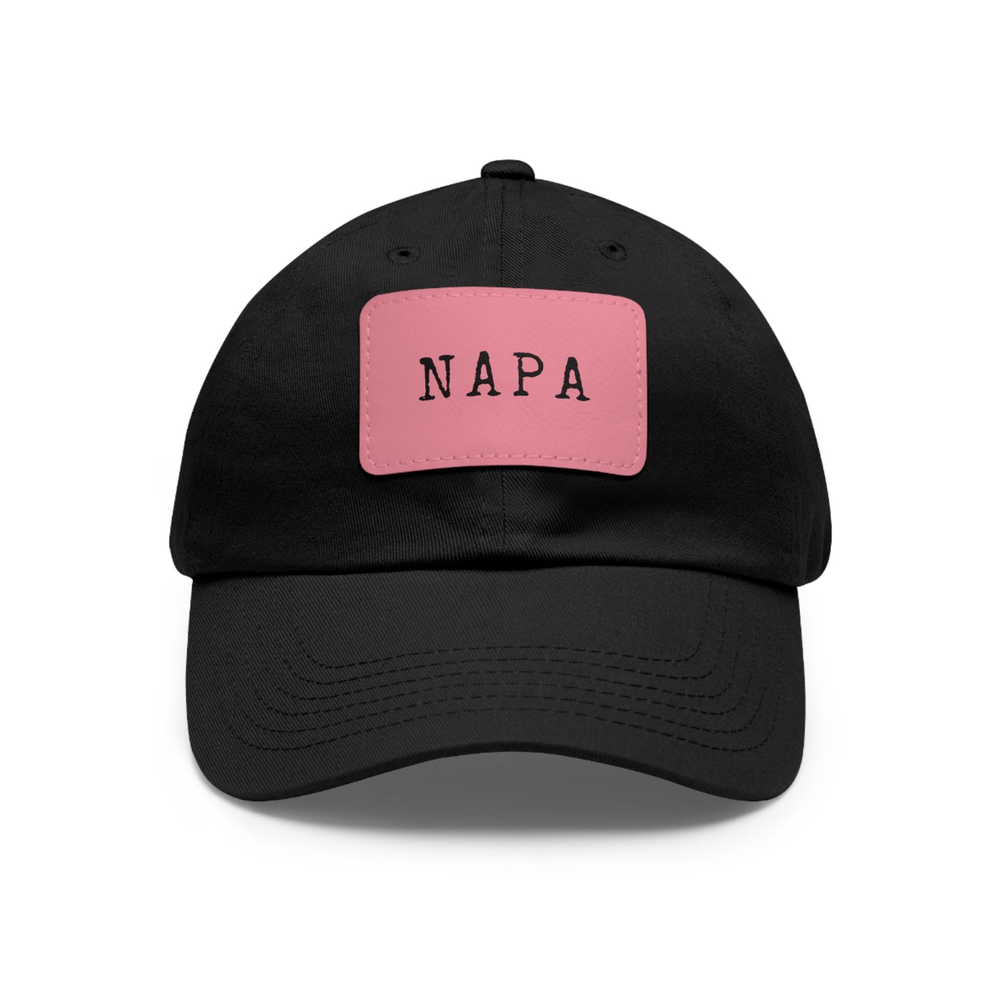 Napa Hat with Leather Patch (Rectangle)