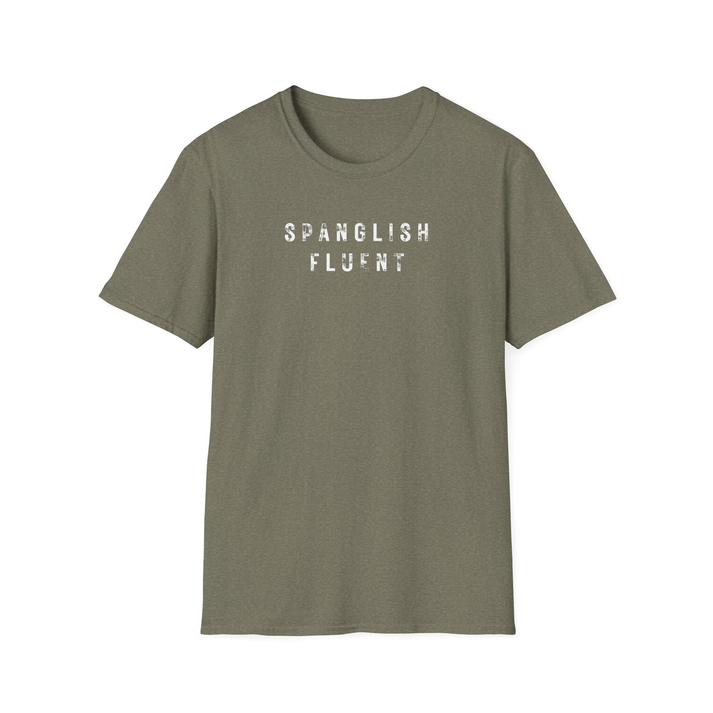 Spanglish Fluent T-Shirt, Spanglish Shirt, Spanish Shirt, Camiseta para Hombre