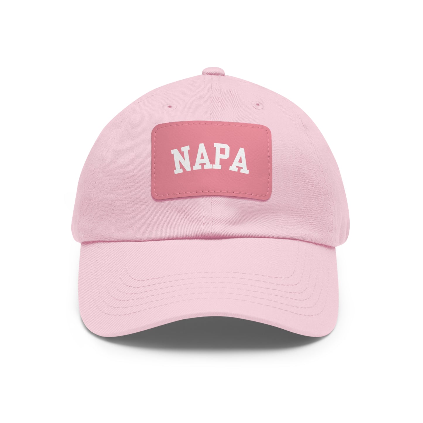 Napa Hat with Leather Patch (Rectangle)