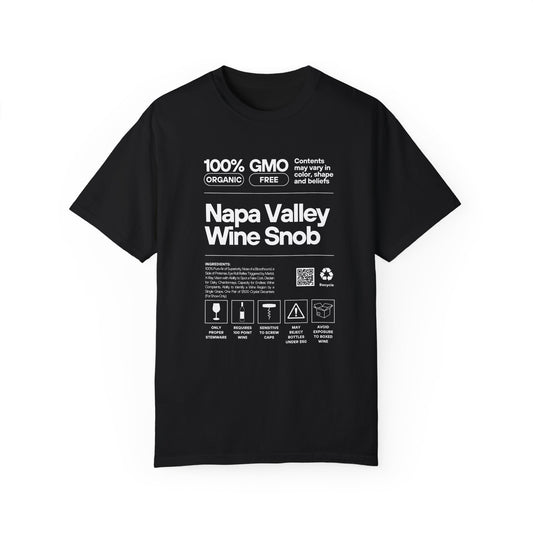 The Comfortably Sarcastic "Wine Snob" Comfort Colors® Premium Tee