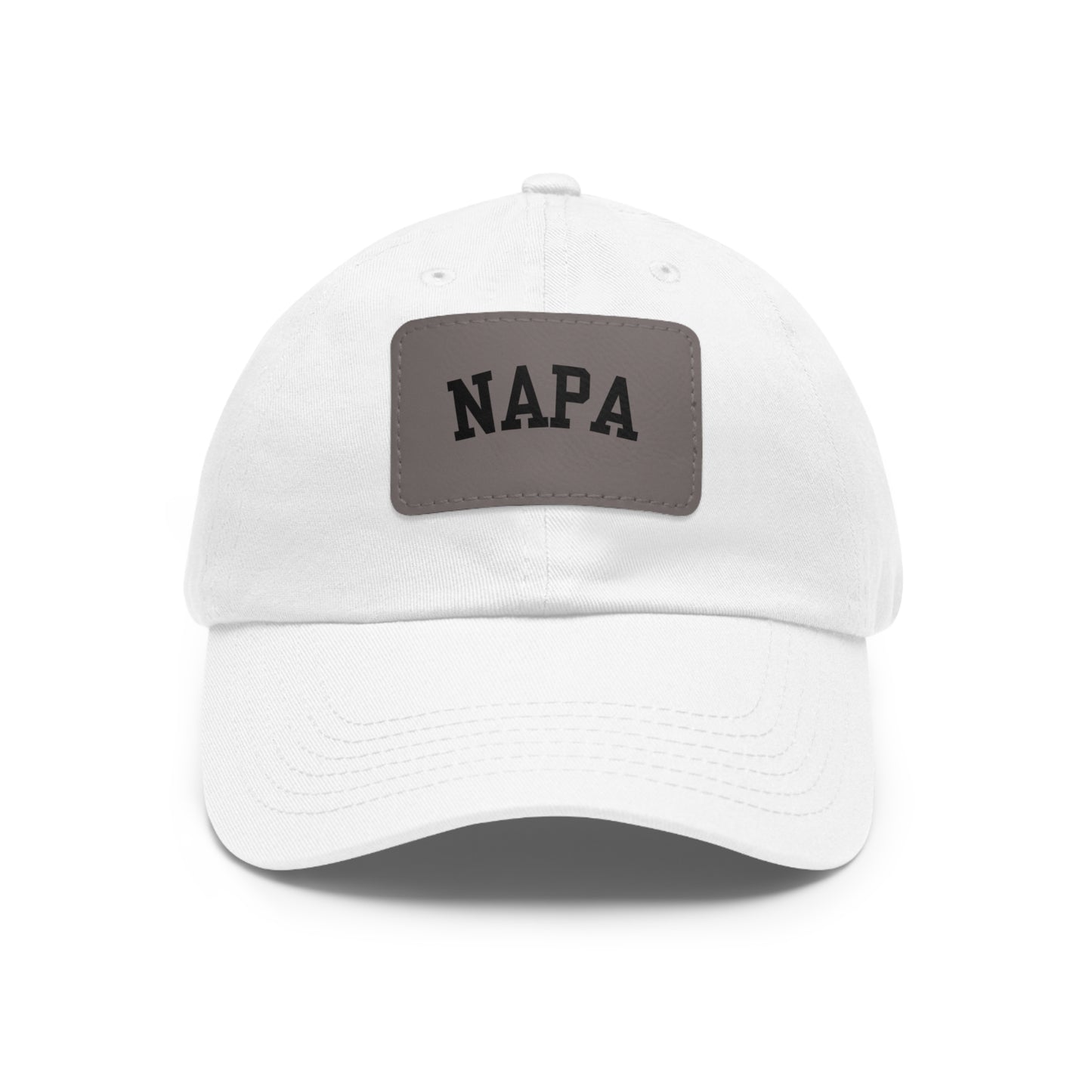 Napa Hat with Leather Patch (Rectangle)