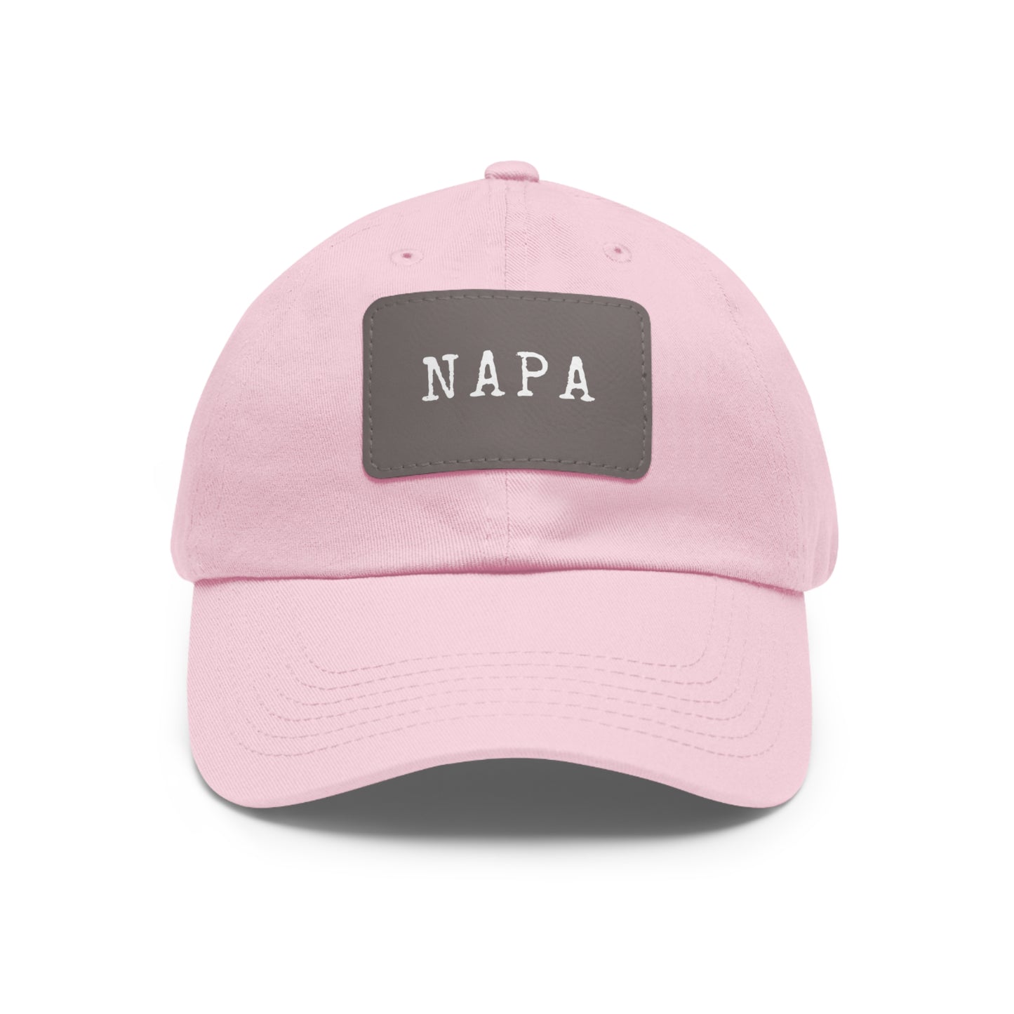 Napa Hat with Leather Patch (Rectangle)