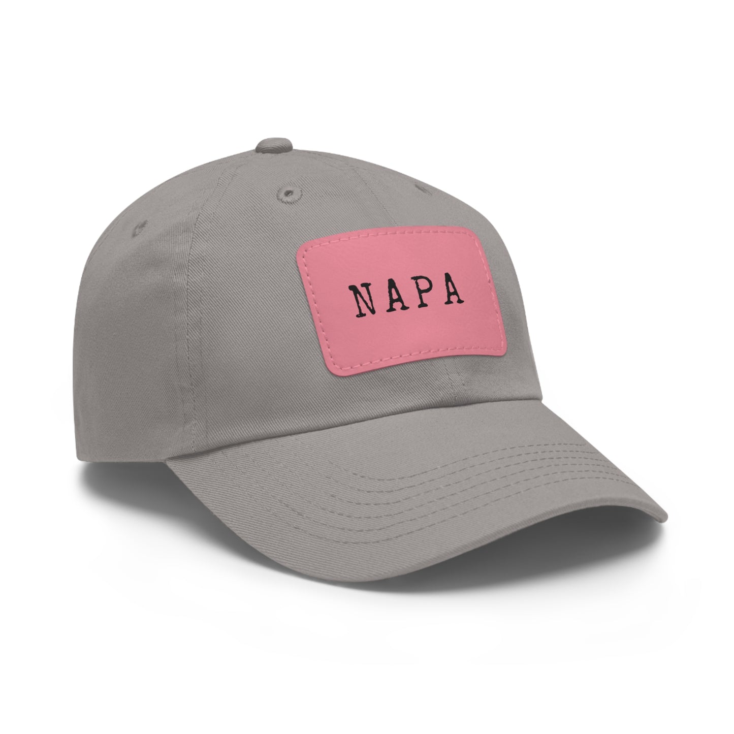 Napa Hat with Leather Patch (Rectangle)