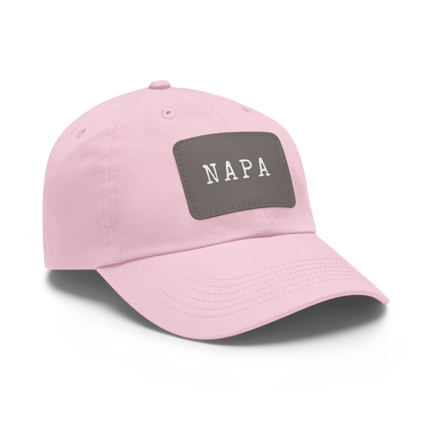 Napa Hat with Leather Patch (Rectangle)