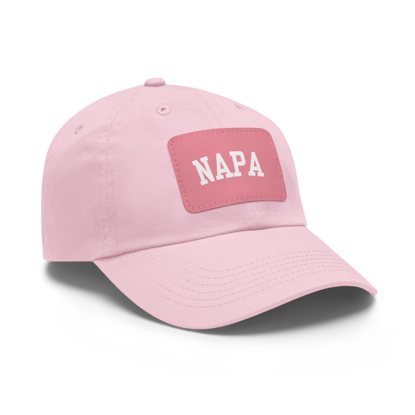 Napa Hat with Leather Patch (Rectangle)