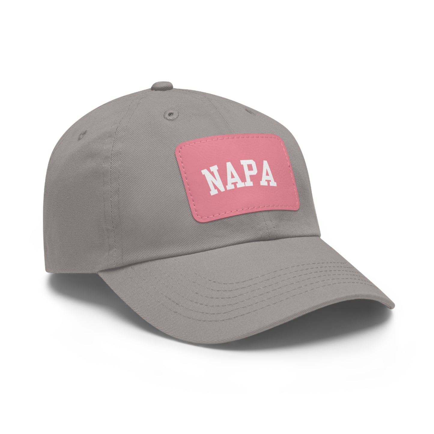 Napa Hat with Leather Patch (Rectangle)