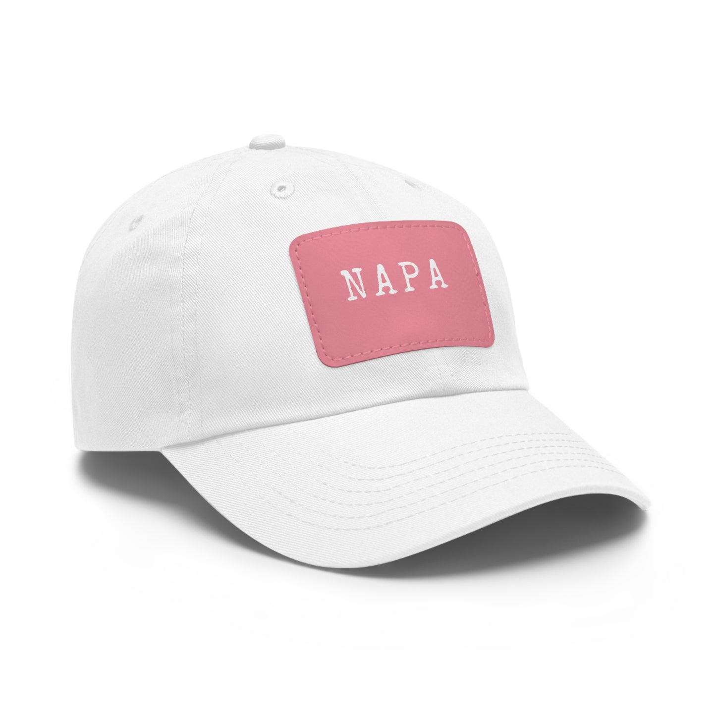 Napa Hat with Leather Patch (Rectangle)